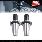 Set of 2 CAT50 ER32 Collet Chucks for CNC Milling (100mm)