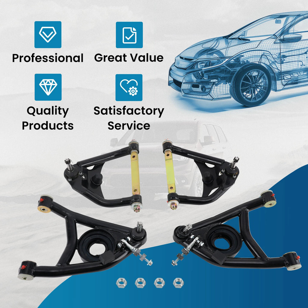 Upper & Lower Tubular Control Arms for Chevy Chevelle (1964–1972)