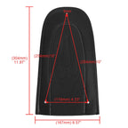 Flame Stitch PU Leather Rear Fender Bib Solo Seat for Harley Touring (2014–2023)
