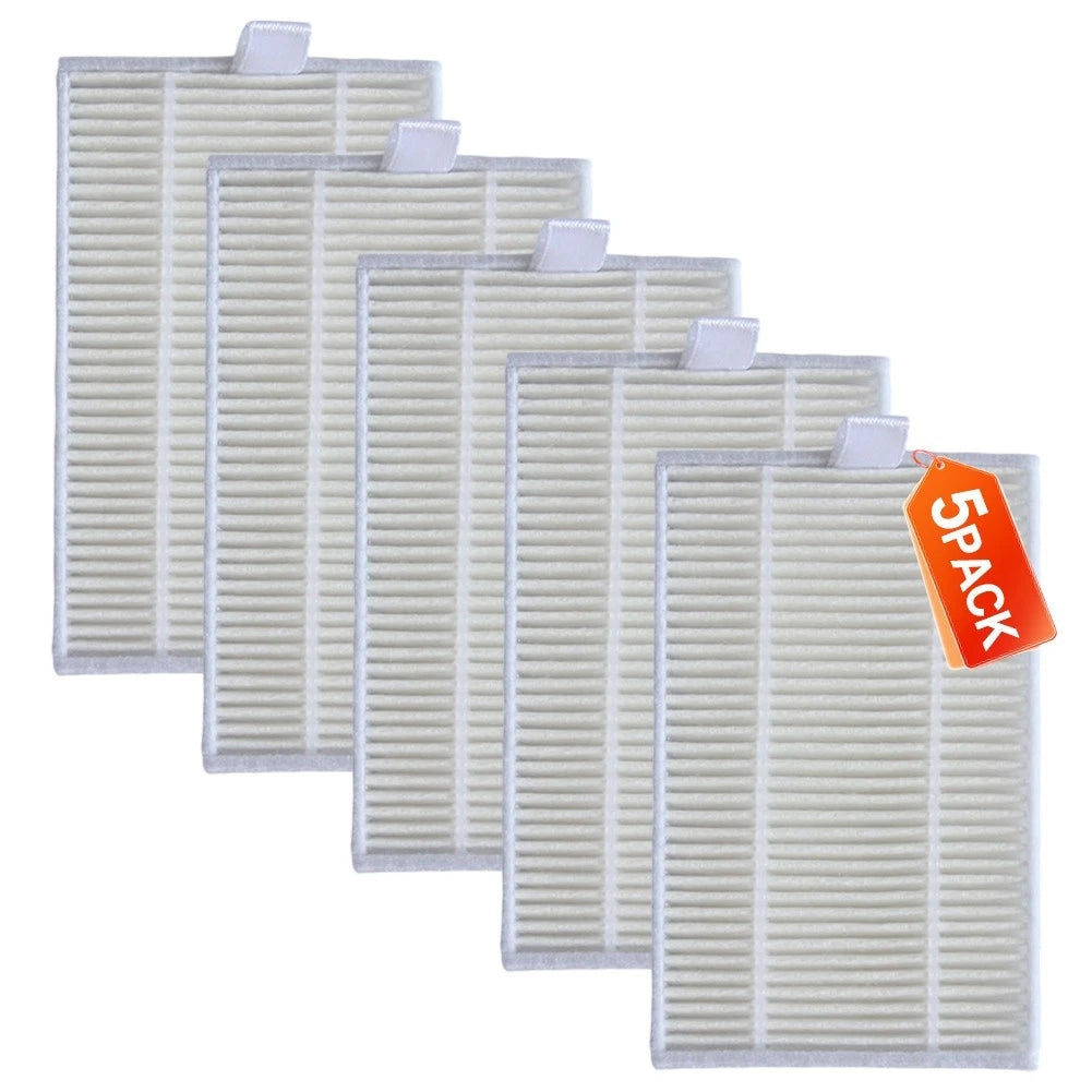 Set of 5 Replacement Filters for bObsweep PetHair SLAM Vacuum