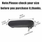 Black Front Left Inboard Seat Armrest for Fiat 500 (2016-2019)