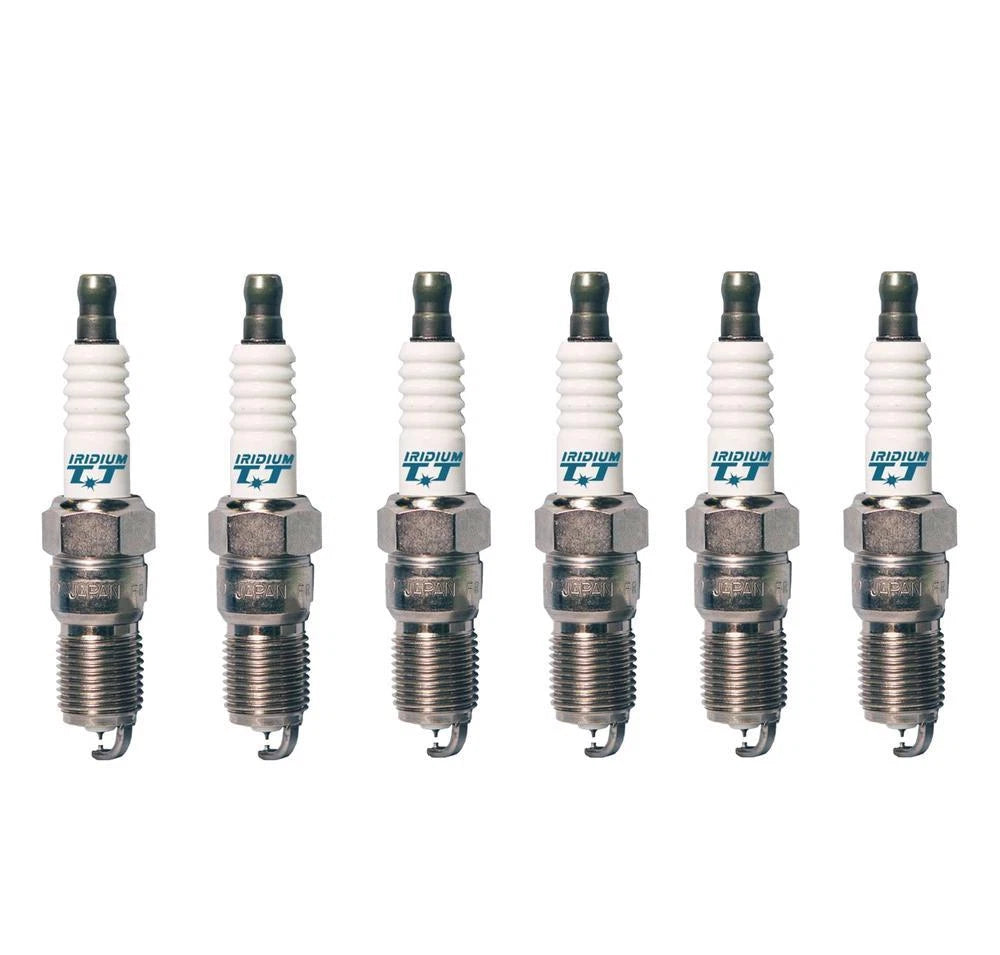 Set of 6 Iridium TT Spark Plugs for GM Ford Jaguar Mercedes V6 (0.040 Gap)