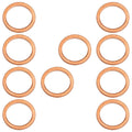 Set of 10 Engine Oil Drain Plug Gaskets for Dodge Fiat Jeep Mercedes