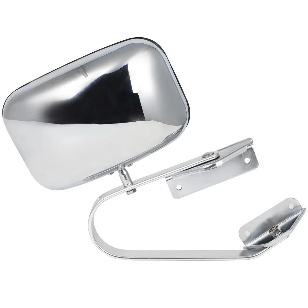 Set of 2 Chrome Manual Side View Mirrors for Ford F-Series (1980–1996)