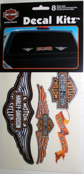 8-Piece Vinyl Decal Kit for Harley-Davidson