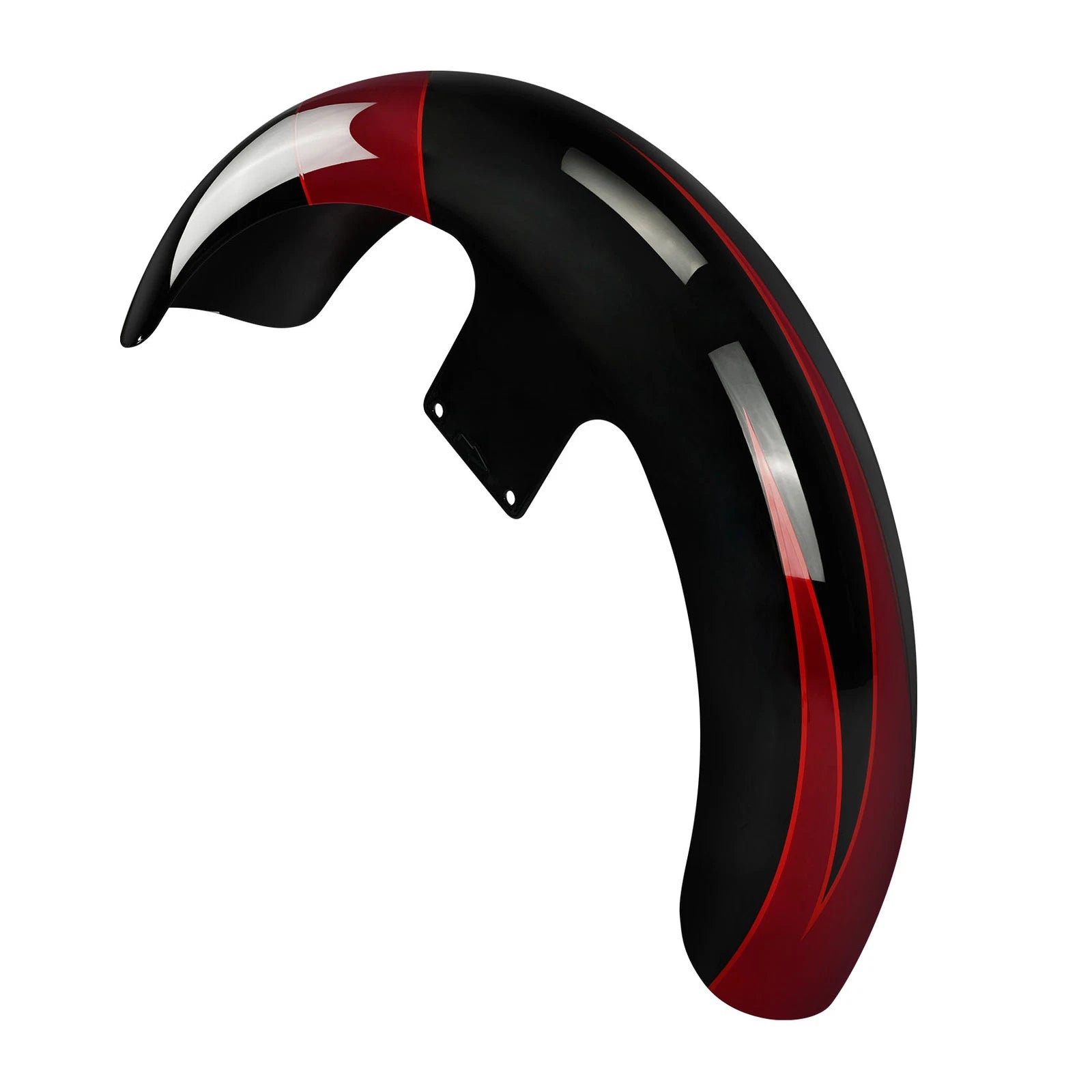 21" Front Fender for Harley Electra Glide (1997–2013) Starfire Black/Atomic Red