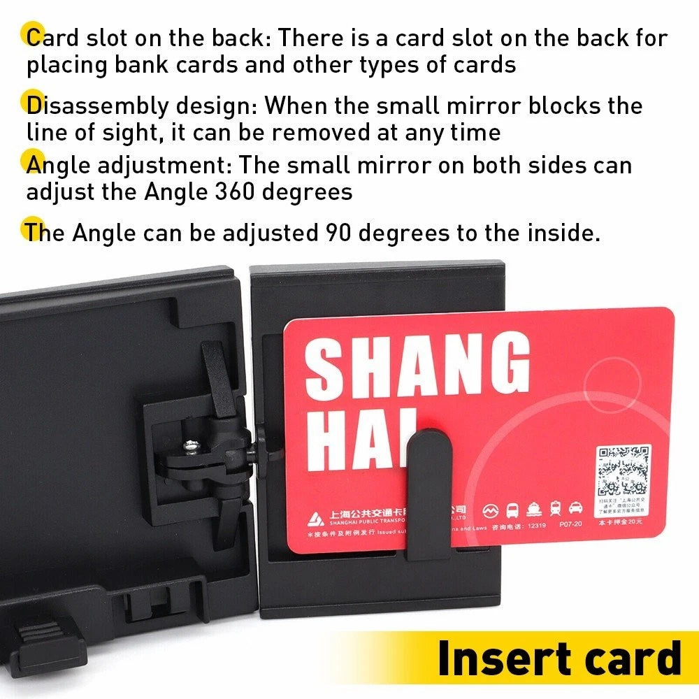Foldable Rear View Mirror for Universal Vehicles (2010–2023)