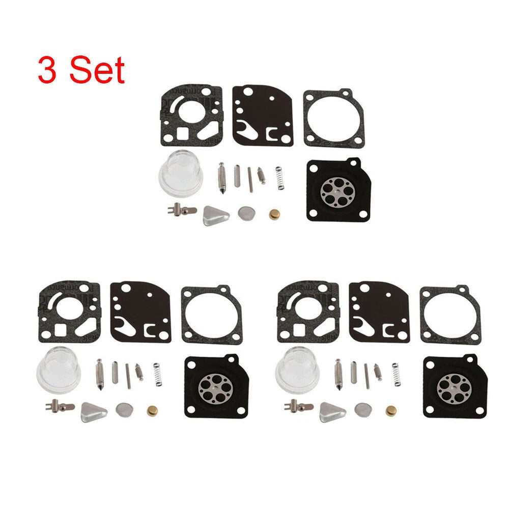 3X Carburetor Repair Kit for Zama C1Q C1U RB-47 Poulan Craftsman Trimmer Blowers