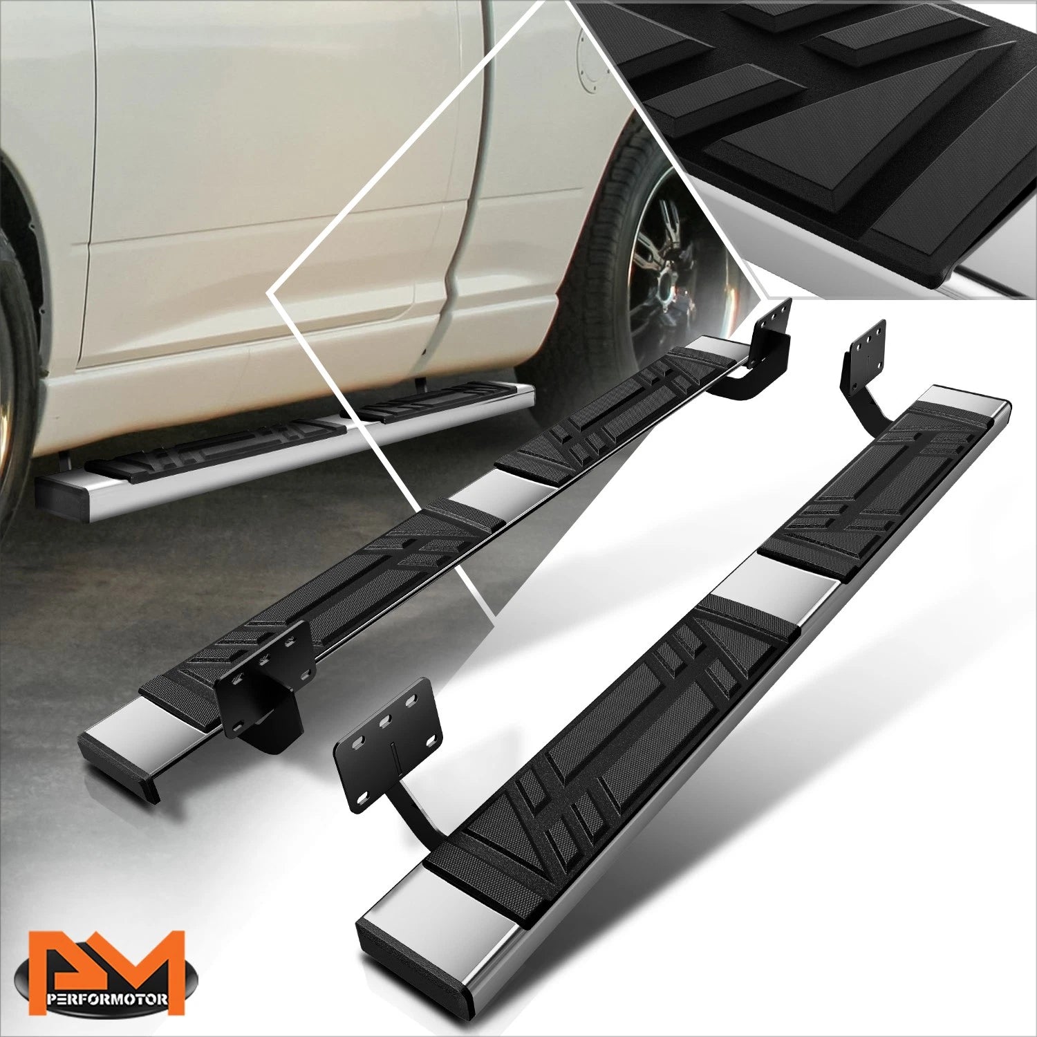 Set of 2 Side Step Pads for Ram 1500 Standard Cab (2019–2021)