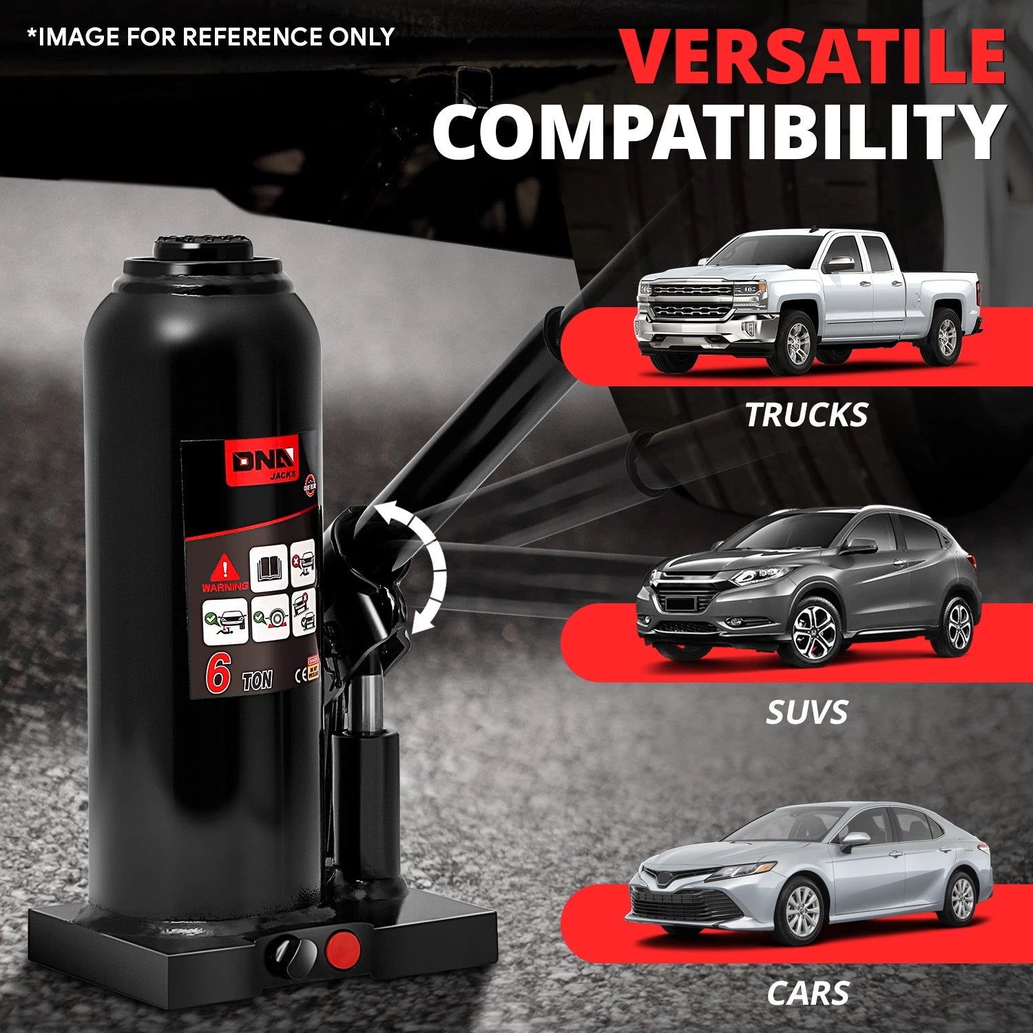 17'' Hydraulic Bottle Jack for Automotive Repair (6 Tons)
