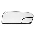 Left Heated Mirror Glass for Chevrolet Equinox (2010–2017) with Blind Spot