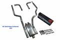 Dual Exhaust Kit for Ford F-150 (1987–1997) Side Exit Stainless Steel