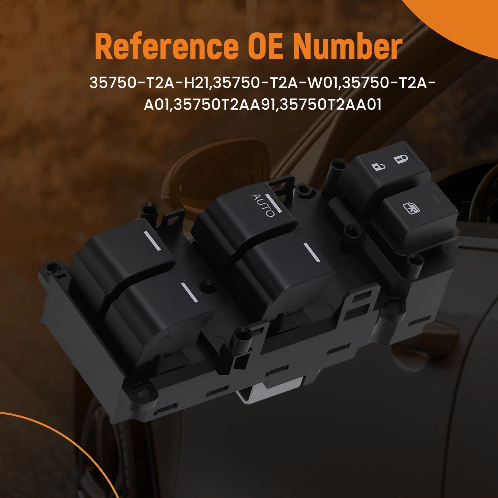 Power Window Door Control Switch for Honda Accord (2013–2016)