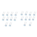 20Pcs 4.7mm 3SMD LED Mini Bulbs for Instrument Panel Cluster (Universal)