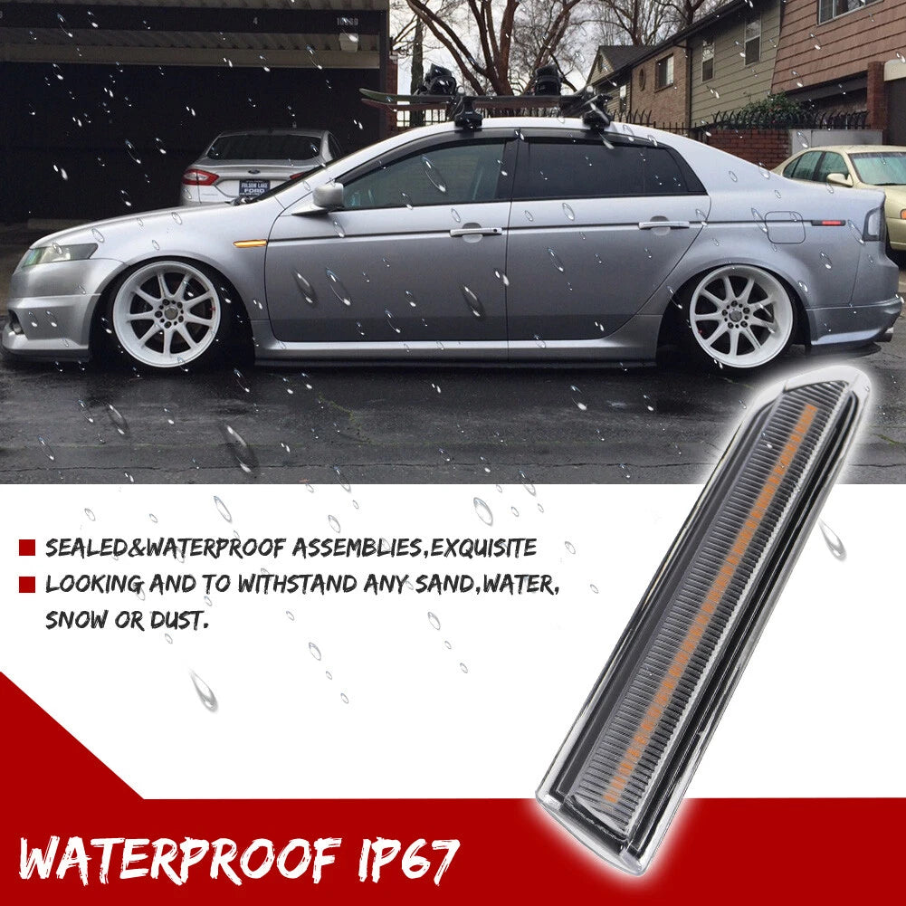 LED Front Fender Side Marker Parking Lights for Acura TL (2004–2008)