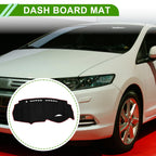 Dashboard Cover Mat for Honda Insight (2009–2014) Sun Protector Black Red
