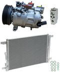 AC Compressor Kit w Condenser Replacement for Volkswagen Jetta 2.0L (2020–2024)