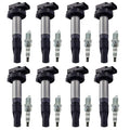 8x Ignition Coils + 8x Spark Plugs for Land Rover Range Rover LR3 (2005–2009)