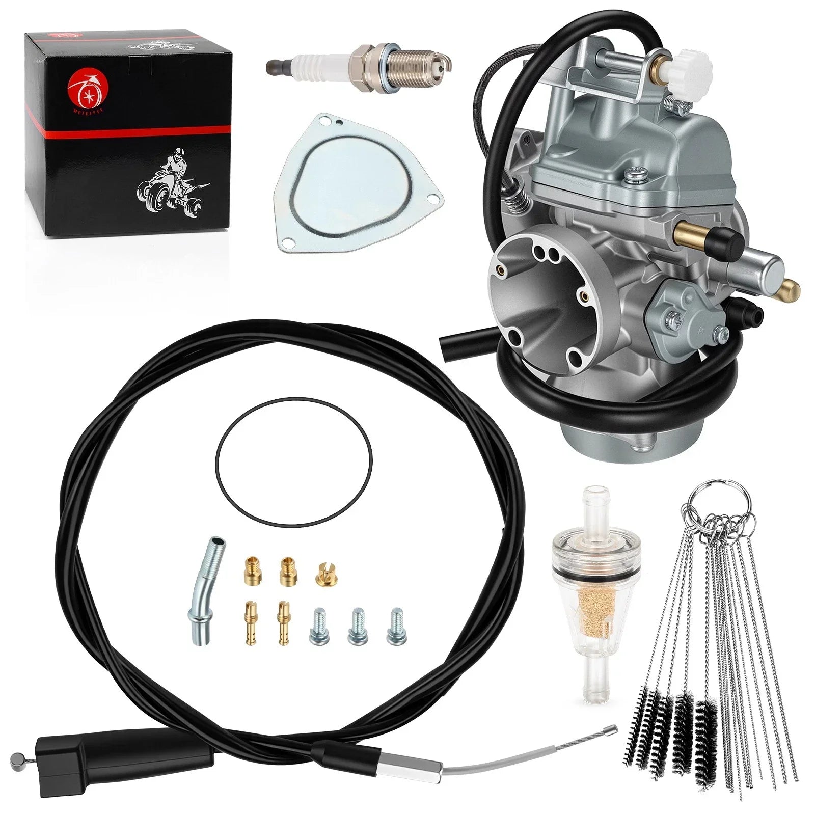 Carburetor & Throttle Cable for Suzuki Ozark 250 (2002–2007)