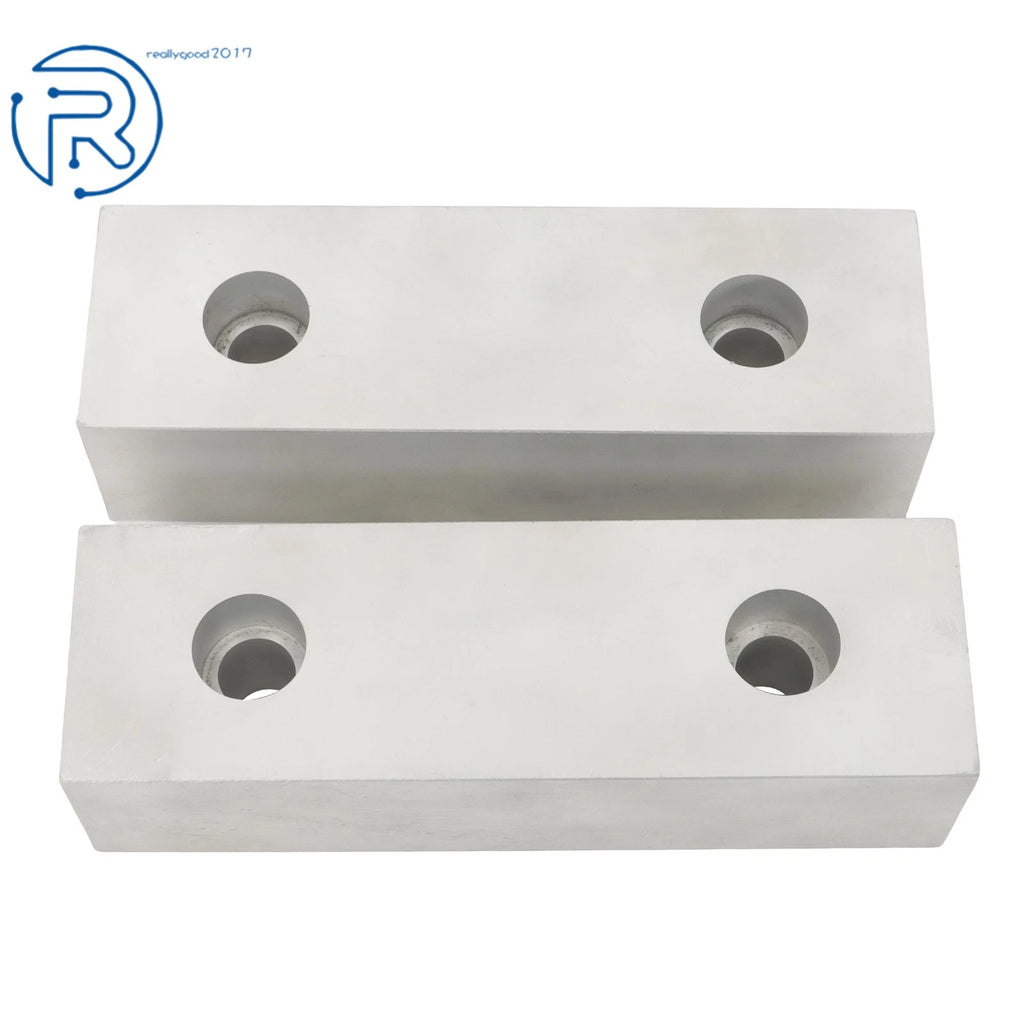 Set of 2 Machinable Soft Clamps for 8" Mill Vise