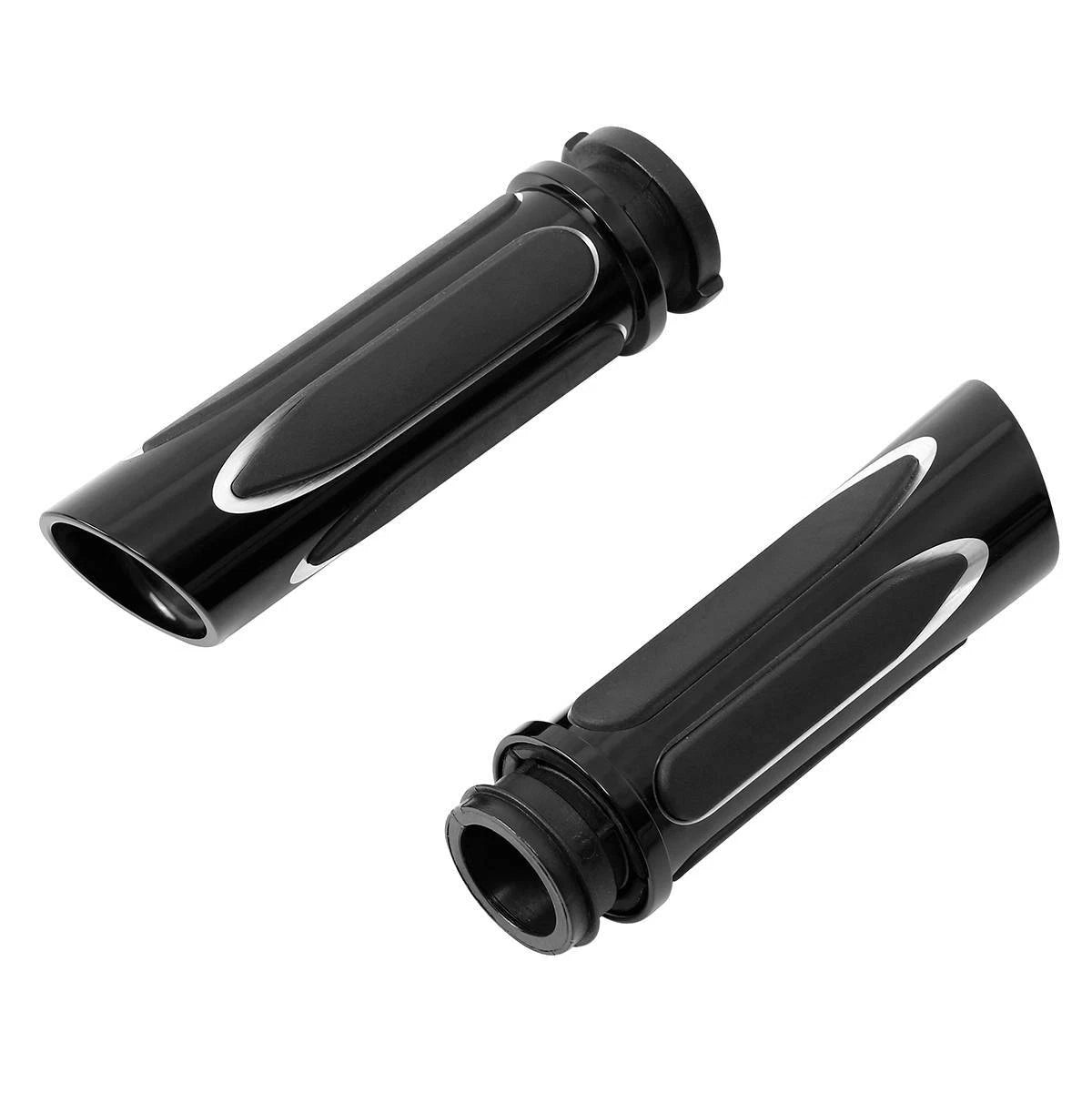 1'' CNC Electric Handle Bar Grips for Harley Touring Street Road Glide