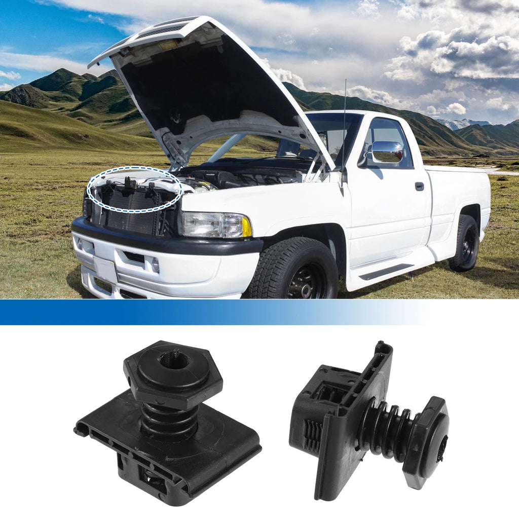 2 Pcs Adjustable Hood Bumper Buffer No. 55276482AB for Dodge Ram 2500 