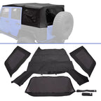 Soft Top for Jeep Wrangler JK Unlimited 4 Door (2007–2018) - Tinted Windows