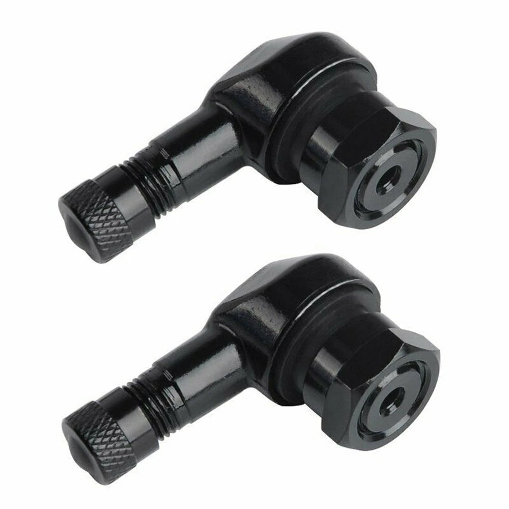 Aluminum Tire Valve Stem for Motorcycle (Black)