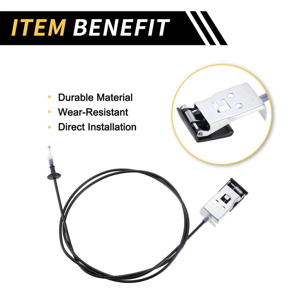 Hood Latch Release Cable for Toyota Tundra (2000–2006) No. 536300C010