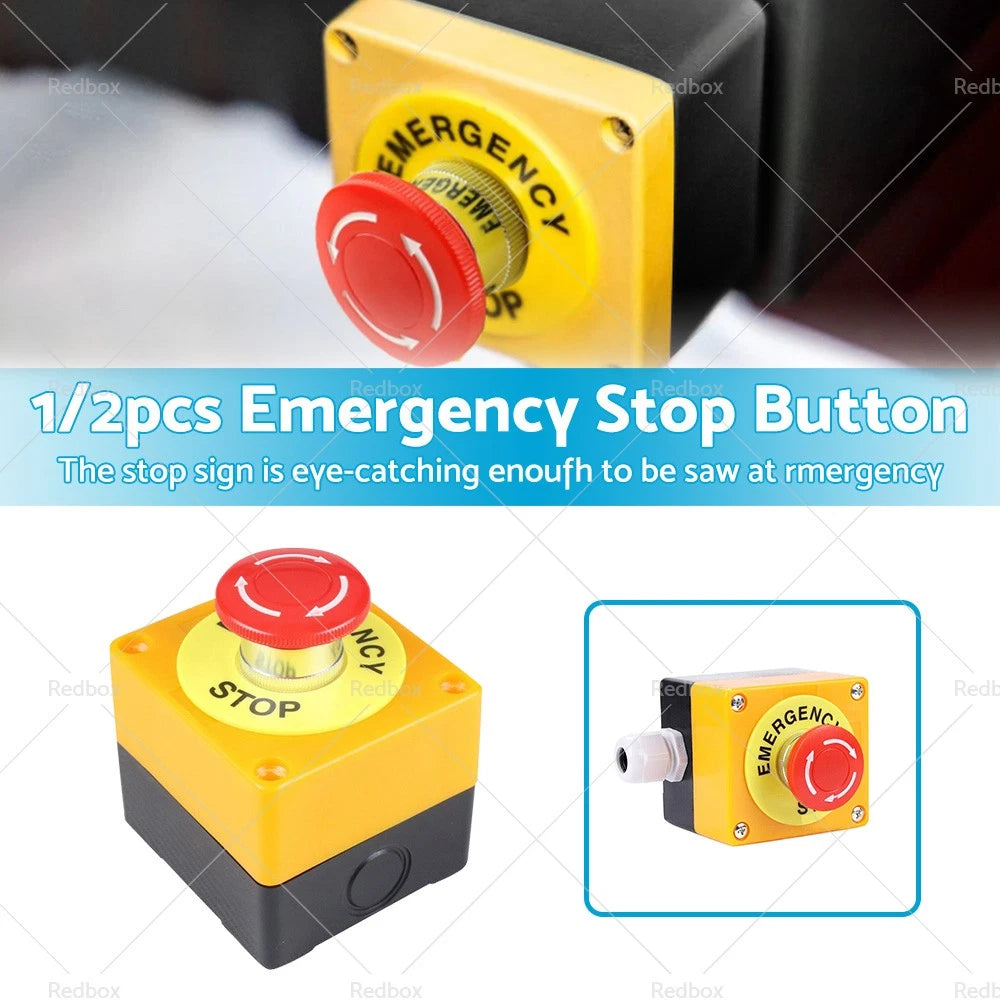 Emergency Stop Push Button Switch for AU (1NO + 1NC)