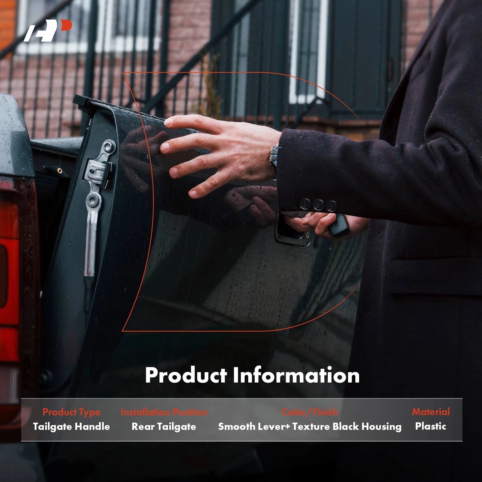 Tailgate Handle with Camera Hole for Ford F-150 (2015-2018)