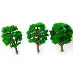 10Pcs 3.14" Tree Model for Train Railroad Layout Diorama