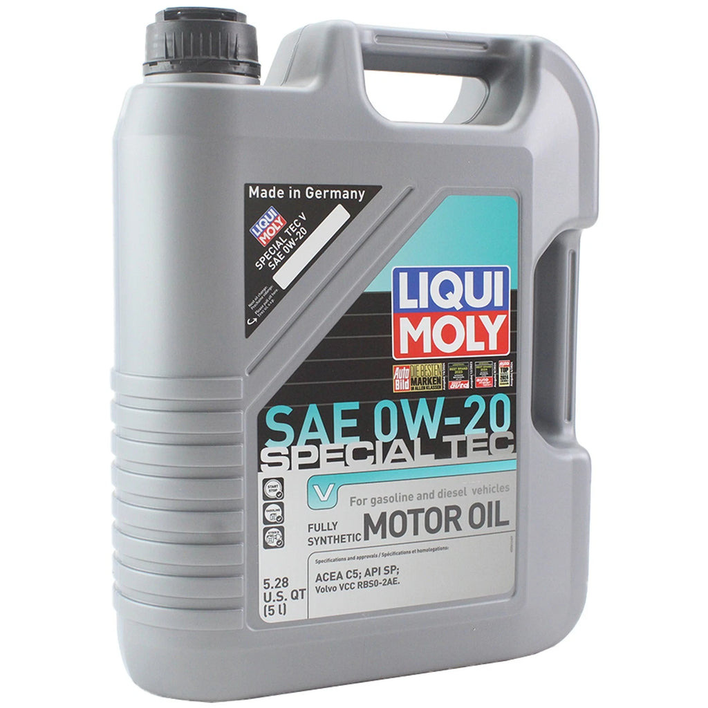 Set of 3 Liqui Moly Special Tec V 0W-20 Engine Motor Oil (15L)