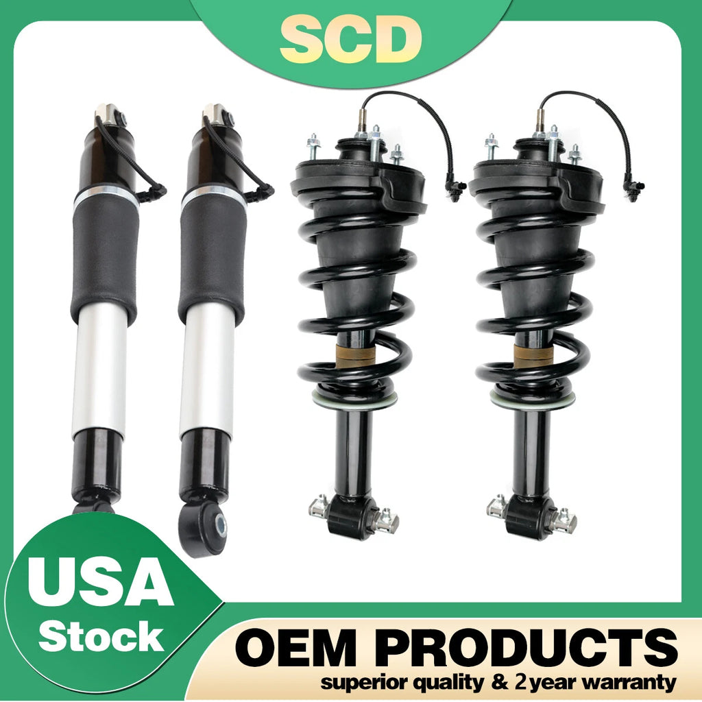 Set of 4 Front Strut Assemblies & Rear Shock Absorbers for Cadillac Tahoe Suburban (2000–2006)