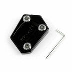 CNC Side Kickstand Extension Plate Pad for Honda CBR250R (2011–2015) Black T9