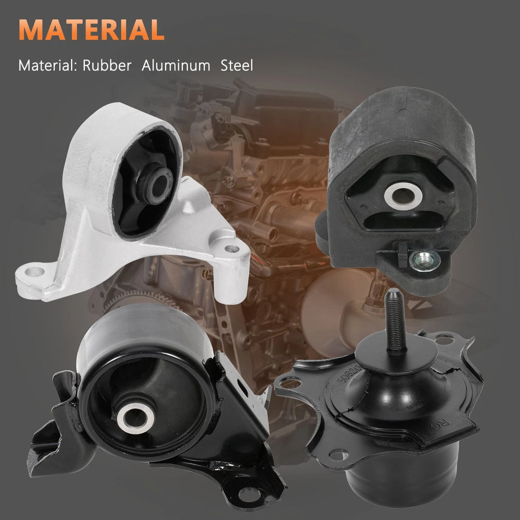 Set of 4 Engine Motor Mounts for Honda Civic (2001–2005)