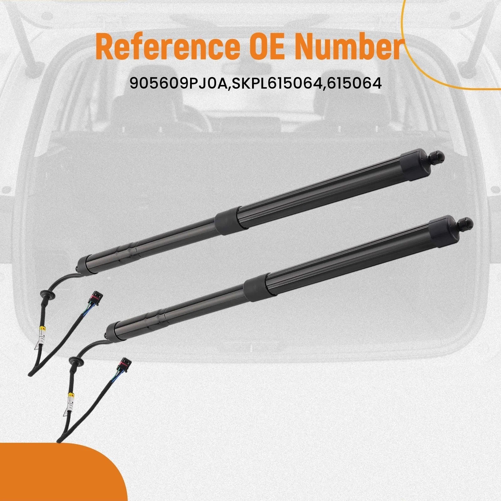 2Pcs Steel Power Hatch Lift Support for Nissan Pathfinder (2017–2020) 615064