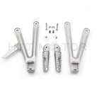 Rear Passenger Footrest Foot Pegs Brackets for Honda CBR600RR (2005–2006)