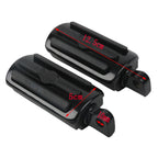 Black Highway Footrests Foot Pegs for Harley Davidson Touring (1986–2026)