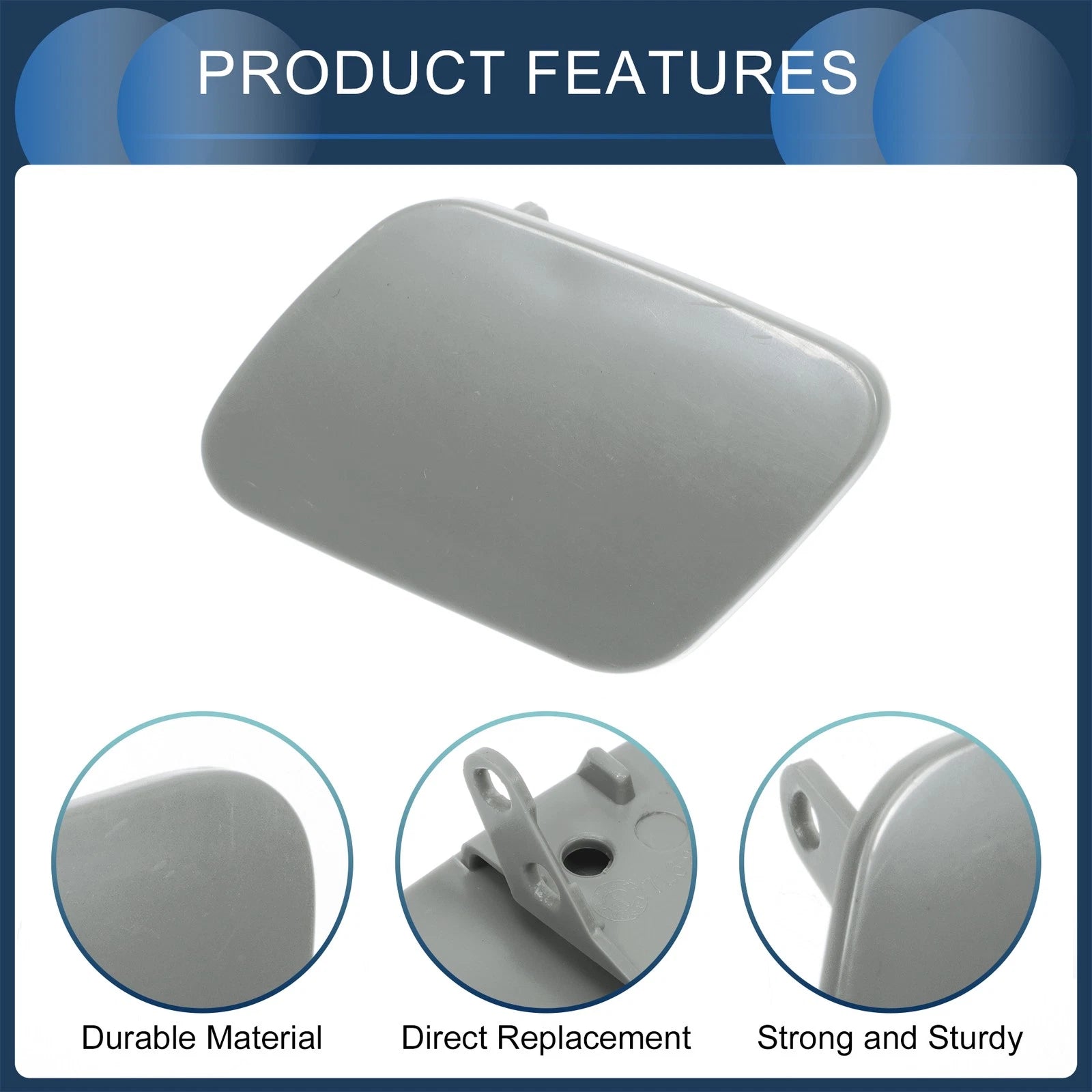 Front Left Washer Nozzle Cover Cap for Volkswagen Touareg (2002–2006)