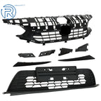 Mesh Grille & Headlight Eyelid for Honda Civic (2022-2023) Black