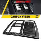 Carbon Fiber Front Reading Light Cover Bezel Trim for Dodge Challenger (2010–2023)