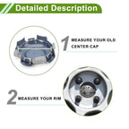 1 Pc Wheel Center Caps No. 4260B60060 for Lexus LX570 (2008–2011) Titanium Tone