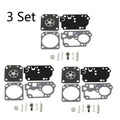 3X Carburetor Rebuild Kit for Poulan PP330 PP335 (ZAMA RB-168 C1M-W44)