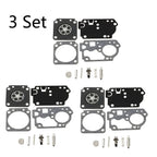 3X Carburetor Rebuild Kit for Poulan PP330 PP335 (ZAMA RB-168 C1M-W44)