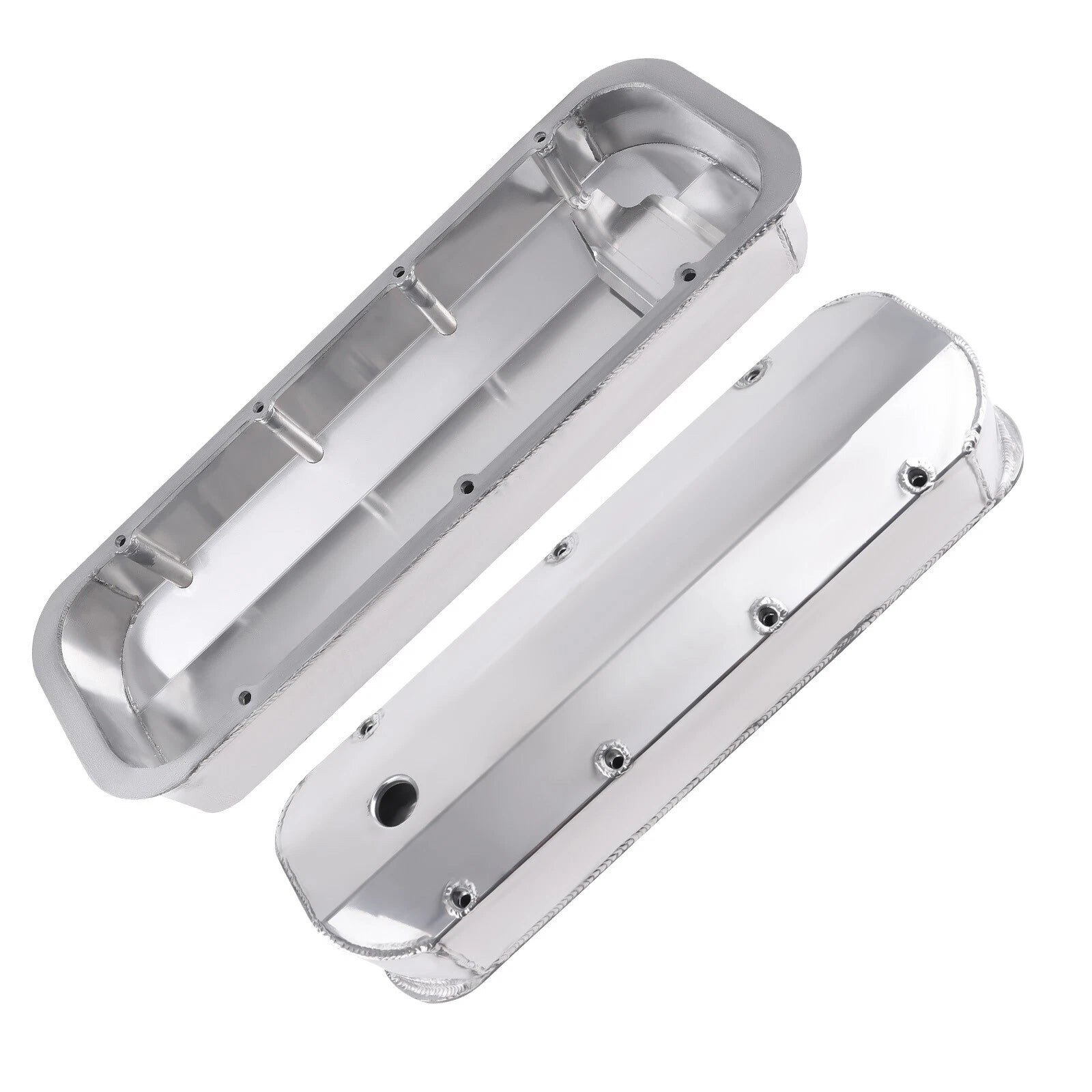 Fabricated Aluminum Valve Covers for Big Block Chevy 427 (1965–2002)