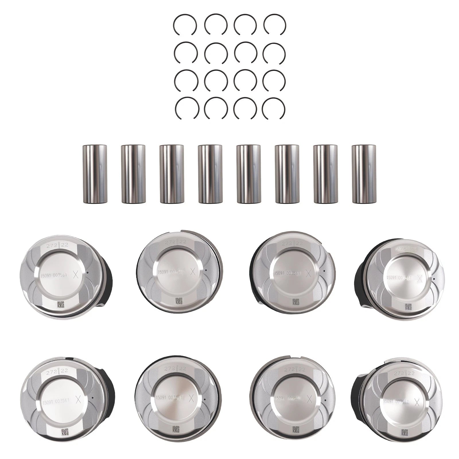 Complete Piston Kit for Mercedes Maybach S550 GLS550 4.7L V8 (2017–2019) M278