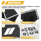 Soft White Anti-Dust Car Interior Mats Accessories for Dodge Challenger (2015-2023)