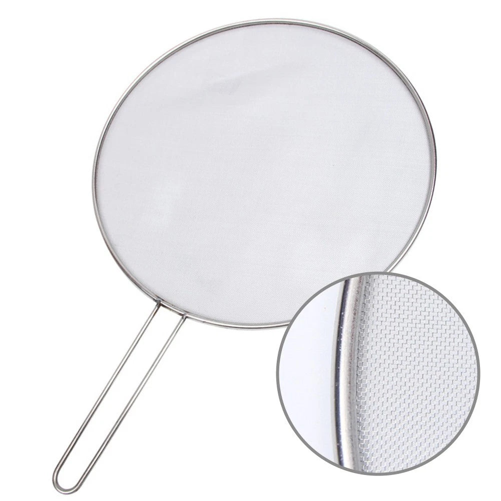 Protective Stainless Steel Oil Cover for Frying and Boiling