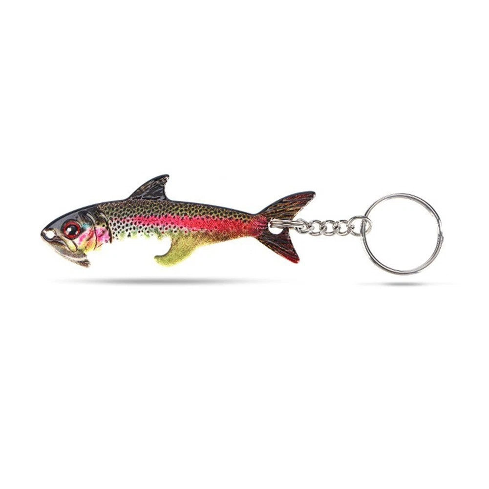 Lightweight Fish Bottle Opener 12.5 cm Zinc Alloy for Outdoor Use